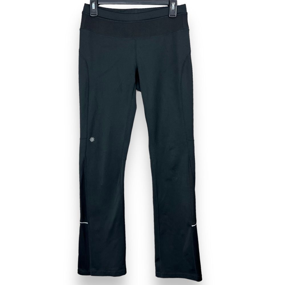 Athleta Runabout Yoga Athletic Stretch Pants XS Black Extra Small Women’s 905874 - Picture 2 of 12